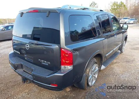 2012 Nissan Armada Platinum z USA, uszkodzony, nr VIN 5N1BA0NF6CN618476